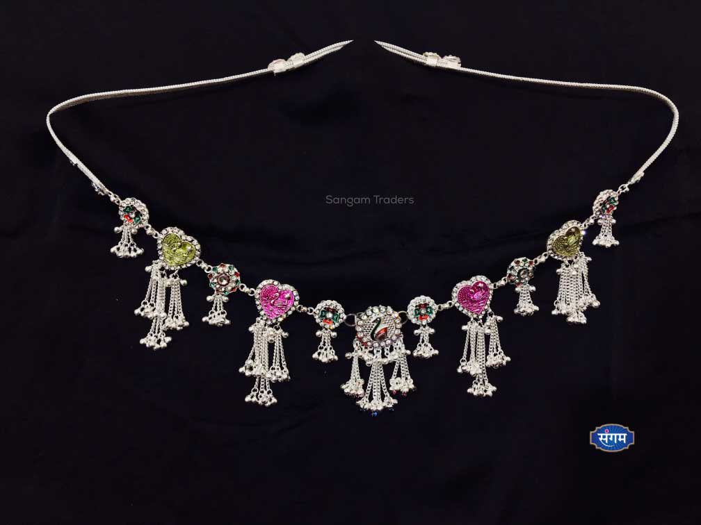 Sangam Traders Silver Belt Kandori Waist or Belly Chain